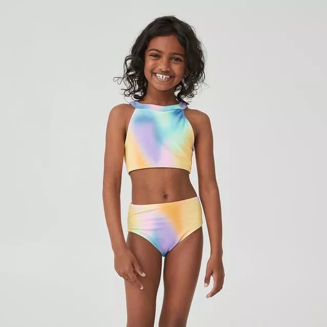 High Neck Rainbow Girl Swimwear.png