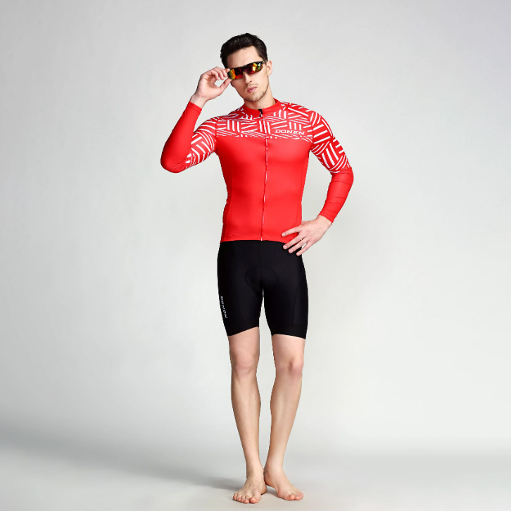 Jerseys de ciclismo masculinos sin costuras de moda