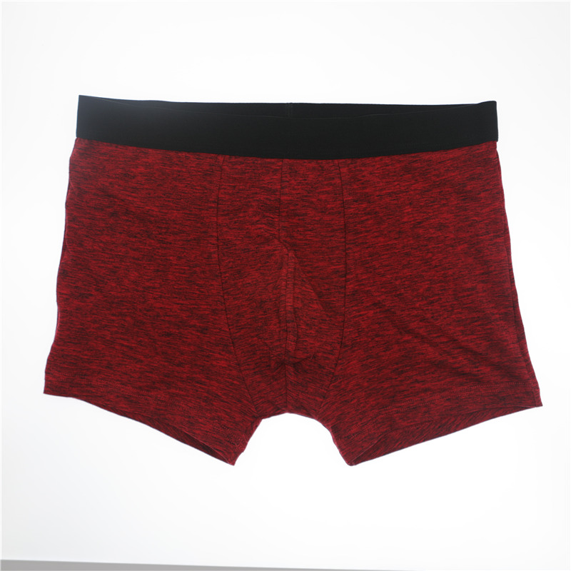 Calzoncillos boxer cortos de hombre rojo oscuro